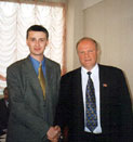 Николай Степанов и лидер КПРФ Г. Зюганов (декабрь 1999 г.)